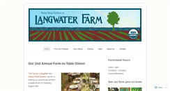 Desktop Screenshot of langwaterfarm.com